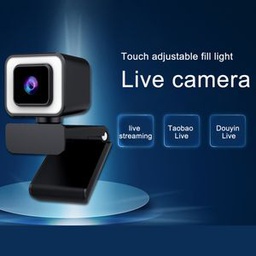 Webcam USB Pour Bureau à Domicile - Diffusion En Direct Rotative De Conférence - Avec Microphone