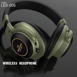 Casque Bluetooth Sans Fil, Casque De Carte, Lumière De Respiration De Musique De Sport (emballage Endommagé)