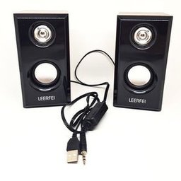 Baffles D'ordinateur LEERFEI D-092 - Super Bass - Noir