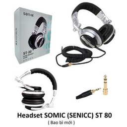 Somic ST-80 Moniteur Professionnel Musique Casque HiFi Subwoofer Amélioré Écouteurs Super Bass