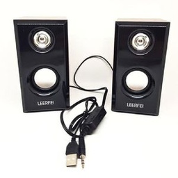 Haut-Parleur En Bois Multimédia D092 / D-092 - Noir