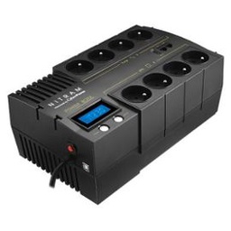 Onduleur NITRAM Power Box 1200VA LCD/8Prises/Line Interactif-PB1200VA