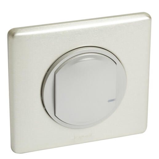 Interrupteur Céliane Netatmo Sans Fil Supplémentaire - Plaque Métal Tungstène, Contrôle Connecté éclairage Et Volets