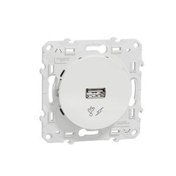 Schneider Electric Prise USB Odace 5V 1A à Griffes