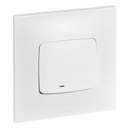 Interrupteur ou va-et-vient lumineux (voyant fourni) Neptune - Blanc