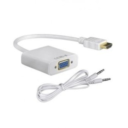 Adaptateur HDMI Mâle Vers VGA Femelle Avec Audio