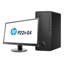 PC HP Pro 300 G6 MT / DC / 4GB / 1TB /DOS/ Moniteur 20.5'' - 2T8G3ES