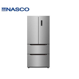 Nasco Refrigerateur Combiné 348 L - SNASF2-66.2-F - Gris