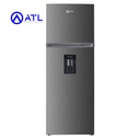 ATL Réfrigérateur 324L - 02 Portes - Inox&Silver - Distributeur D'Eau