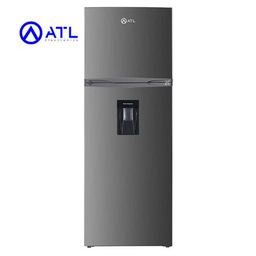 ATL Réfrigérateur 324L - 02 Portes - Inox&amp;Silver - Distributeur D'Eau