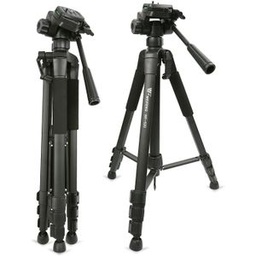 WIEFENG WF-520 Trépied Professionnel Pour Caméscope  Vidéo NOIR