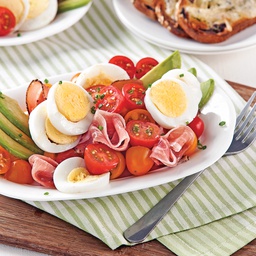 Salade tomates aux oeufs durs