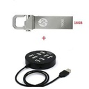Hp Adaptateur USB 8 Ports + Clé Usb 16gb