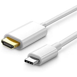 Câble USB-C/HDMI 1,8M - Blanc - 4K