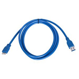B &amp; S Universal Câble USB 3.0 A Mâle / Micro B Mâle - 1,5m - Bleu