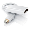 Adaptateur Mini Displayport Vers HDMI Connecteur - Blanc
