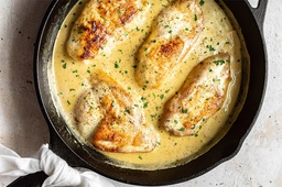 Poulet crème fraîche