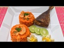 Riz gras au poisson frit