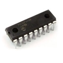 Microcontrôleur PIC16F628A -Gris/Noir