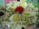 Salade macédoine a la crème fraiche