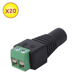 Lot 20 Fiches Pour Camera - Noir/Vert