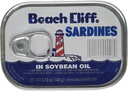 SARDINE HUILE SOJA 106G BEACH CLIFF
