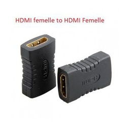 Adaptateur HDMI Femelle Vers HDMI Femelle  (1 Pièce)  - Noir