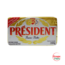 BEURRE 1/2 SEL 200G PRESIDENT