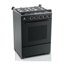  NASGC-SNIPER60B - GAZINIERE NASCO/4 FEUX/ NOIR/ 60/60/SANS ALLUM.AUTO/COUVERTURE VITREE