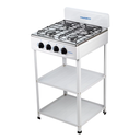  NASGS-K4BSS-S - RECHAUD A GAZ ET AVEC TABLE NASCO/4 FEUX/ BRULEURS A GAZ NOIR