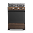  BMG6060-WD - GAZINIERE MIDEA / 4 FEUX/ 60*60/ COULEUR BOIS ET NOIR (WOOD GRAIN)
