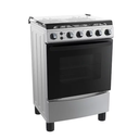  GAZ_24LMG4G027 - GAZINIERE MIDEA 4FEUX/60*60CM/STAINLESS STEEL+SILVER/COUVERTURE VITRE