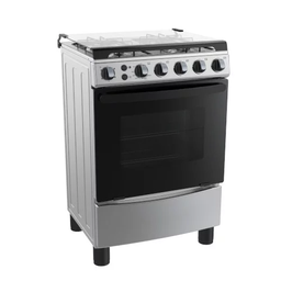  GAZ_24LMG4G027 - GAZINIERE MIDEA 4FEUX/60*60CM/STAINLESS STEEL+SILVER/COUVERTURE VITRE