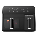  H09AFBK2S5 - DOUBLE FRITEUSE AIR HISENSE/8.6L(5.3+3.3)/DIGITAL/HOT AIR CIRCULATION/NOIR/8FRYING PGRM