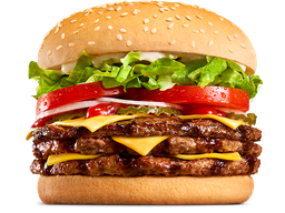 Sandwich Triple Whopper Cheese + Extra fish