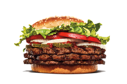  Sandwich Triple Whopper + Extra fish