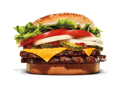 Sandwich Double Whopper + Steak de hamburger