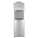 YL1674S-B - DISTRIBUTEUR D'EAU MIDEA 3 ROBINETS AVEC MINI REFRIGERATEUR 20LT / NOIR-ACIER INOX