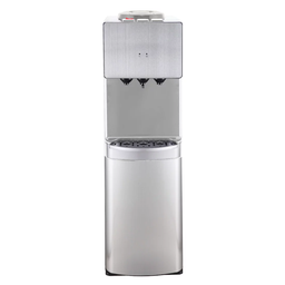  YL1674S-B - DISTRIBUTEUR D'EAU MIDEA 3 ROBINETS AVEC MINI REFRIGERATEUR 20LT / NOIR-ACIER INOX