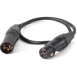 Connecteur XLR mal/femelle-1m