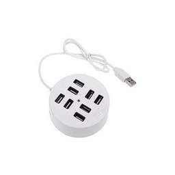 Hi Speed Multiports USB - 8 Ports - Blanc