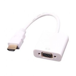 Convertisseur Adaptateur - HDMI Mâle Vers VGA Femelle - Blanc